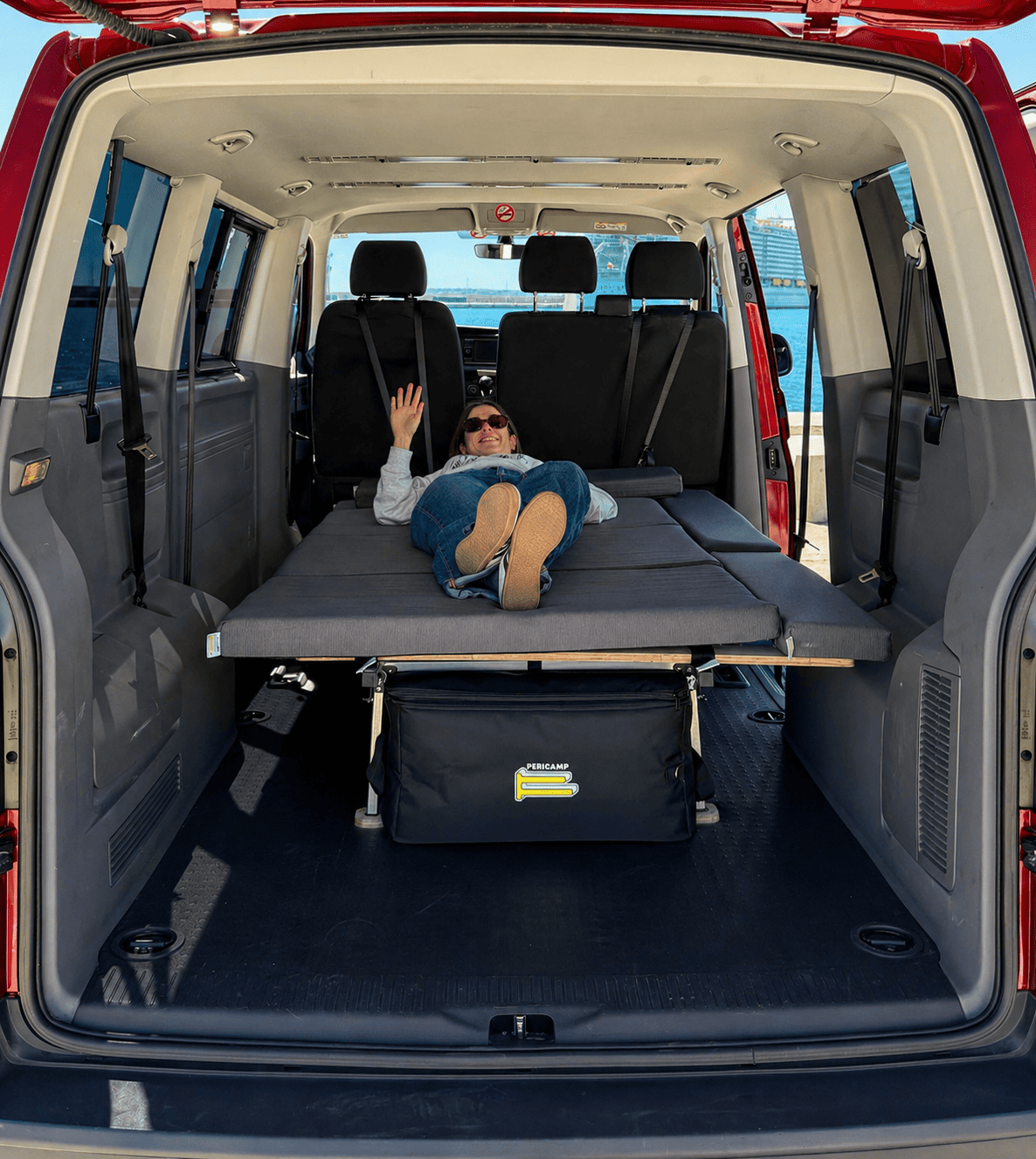 Kit camper forAll montado en una furgoneta