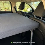 cama para coche compacto apoyo suelo